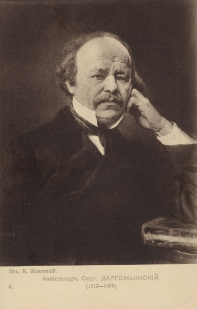 Alexander Sergeyevich Dargomizhsky, Rus besteci (1813-1869) by Russian School