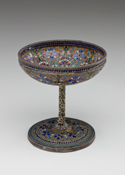 Kadeh, c.1880 (emaye) by Russian School