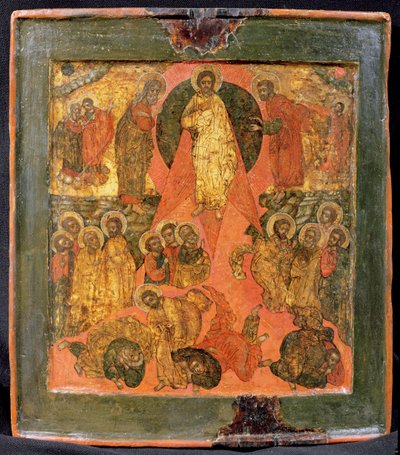 Başkalaşım (panelde tempera) by Russian School