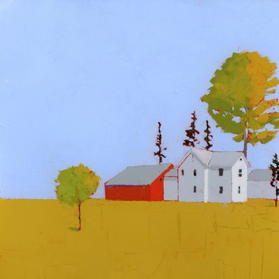 Potansiyel, 2025 (ahşap panel üzerine akrilik) by Ruth Lague