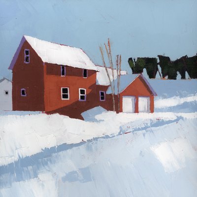 Sessiz, 2025 (ahşap panel üzerine akrilik) by Ruth Lague