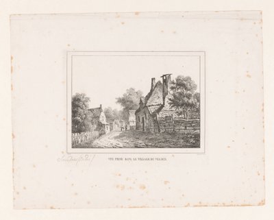 Velsen köyünde görüntüle Vue ödül dans le Village de Velsen (nesne üzerindeki başlık) by S.F. Sanders