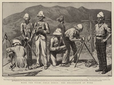 Tochi Saha Kuvvetleri ile Heliograf İş Başında by S.T. Dadd