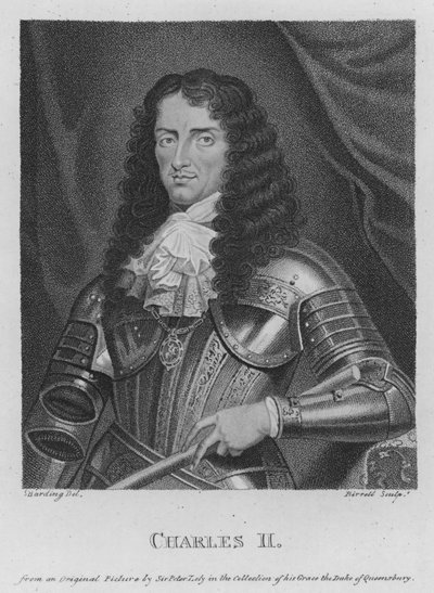 Charles II (gravür) by S. (after) Harding