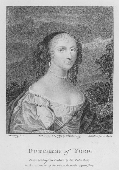 York Düşesi (gravür) by S. (after) Harding
