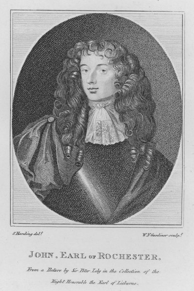 John, Rochester Kontu (gravür) by S. (after) Harding