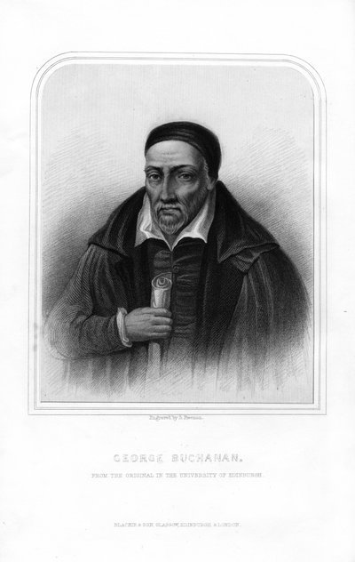 George Buchanan, İskoç tarihçi ve hümanist bilgin, 1870. by S. Freeman
