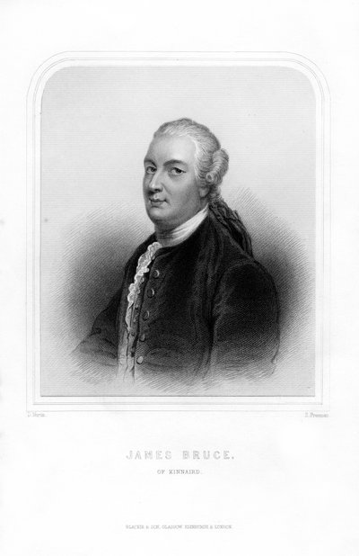 James Bruce, İskoç gezgin ve gezi yazarı, 1870. by S. Freeman