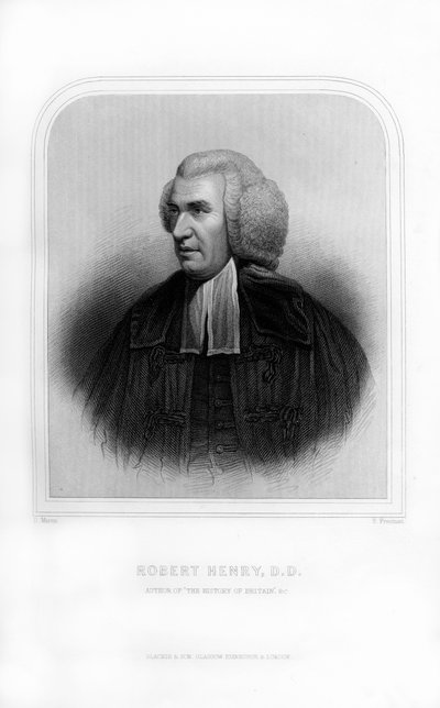 Robert Henry, İskoç tarihçi, 1870. by S. Freeman