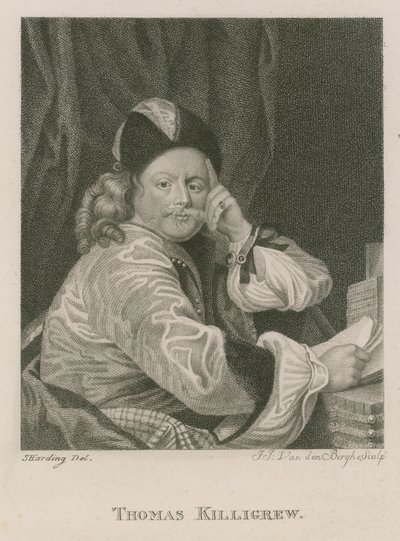 Thomas Killigrew, oyun yazarı ve tiyatro yöneticisi by S. Harding