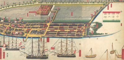 Yokohama Limanı Resimli Rehberi, 7. ay, 1860. by Sadahide Utagawa