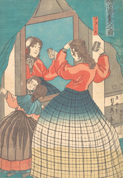 Baskı, 1861 Bunkyu 1, 1. ay. by Sadahide Utagawa