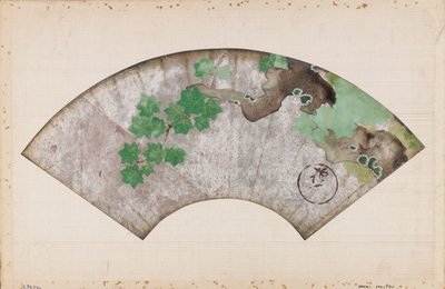 İlkbaharda akçaağaç dalı, 19. yüzyılın başlarında by Sakai Hoitsu