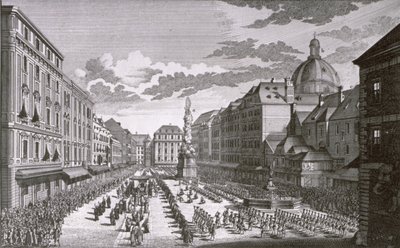 Georg-Daniel Heumann (1691-1759) tarafından kazınmış Graben