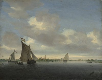 Deniz, 1650. by Salomon Ruysdael