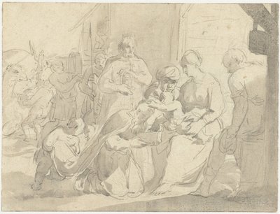 Kralların hayranlığı by Salomon de Bray (attributed to)