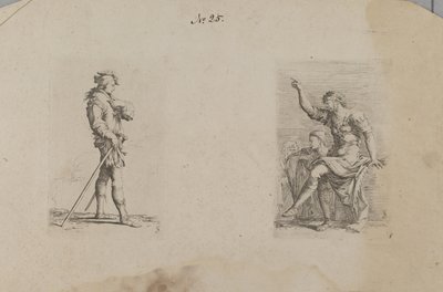 (Figürin Serisi) Kolu Göğüs Hizasında Olan Adam by Salvator Rosa