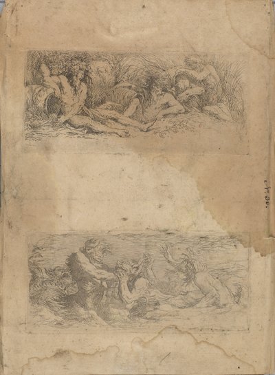 (Heykelcik Serisi) Nehir Tanrıları by Salvator Rosa