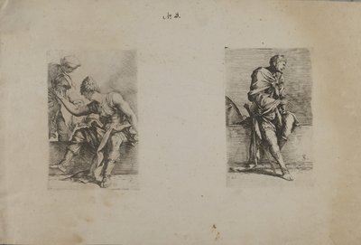 (Figürin Serisi) Sivri Başlı Oturan Figürin by Salvator Rosa