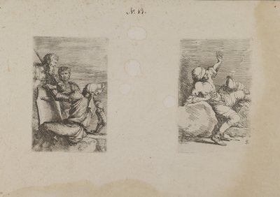 (Figürin Serisi) Üç Asker by Salvator Rosa