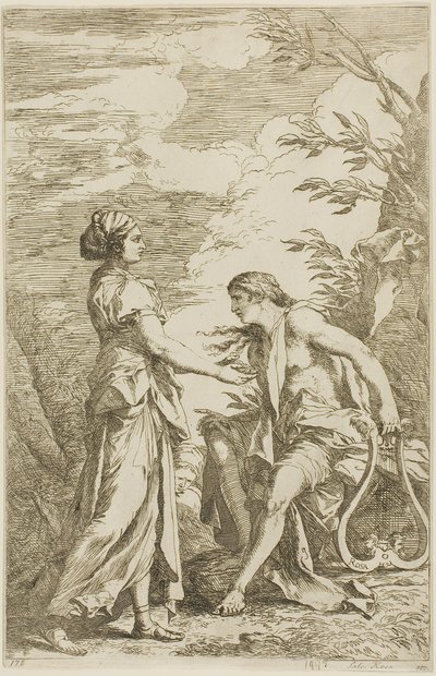 Apollo ve Küme Sybil by Salvator Rosa