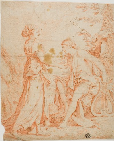 Apollo ve Cumean Sybil by Salvator Rosa