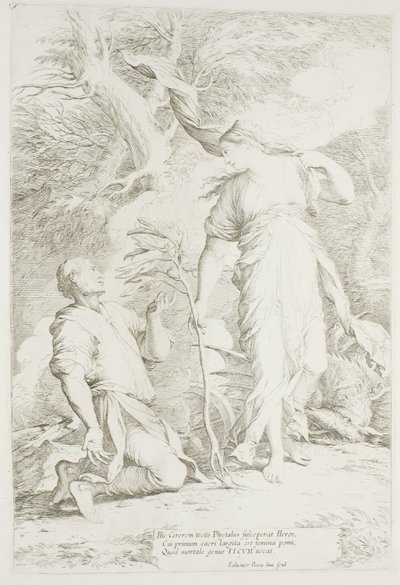 Ceres ve Phytalus by Salvator Rosa