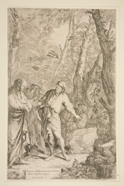 Diyojen by Salvator Rosa