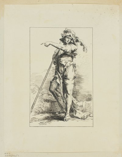 Personel İşaretli Şekil by Salvator Rosa