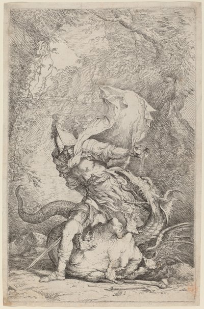 Jason ve Ejderha by Salvator Rosa