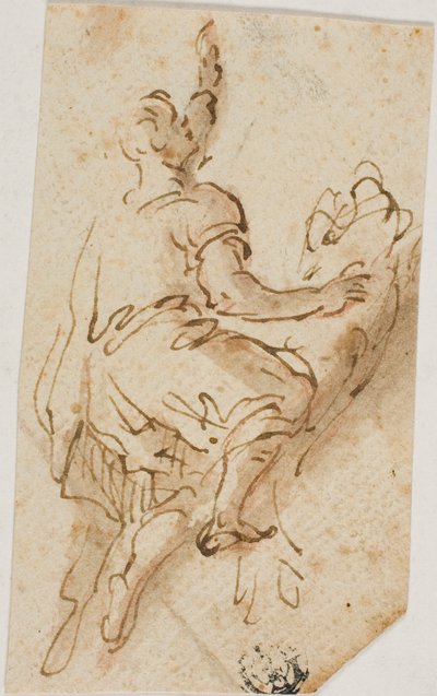 Aslana Binen Adam by Salvator Rosa
