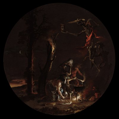Cadılık Sahneleri: Akşam, c. 1645-1649. by Salvator Rosa