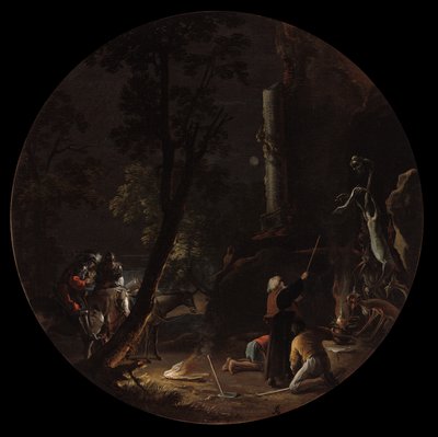 Büyücülük Sahneleri: Gece by Salvator Rosa