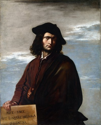 Otoportre, c.1645 (tuval üzerine yağlı boya) by Salvator Rosa