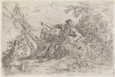 Manzaradaki Çoban by Salvator Rosa