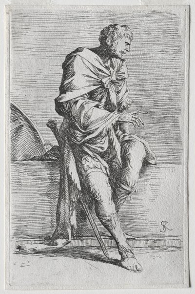 Heykelcik Serisi: Figurina, 1656-57. by Salvator Rosa