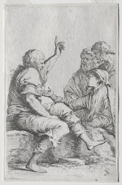 Heykelcik Serisi: Heykelcik by Salvator Rosa
