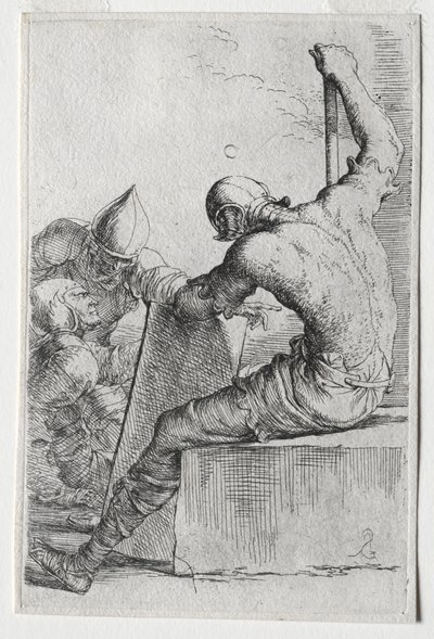 Heykelcik Serisi: Heykelcik, 1656-57. by Salvator Rosa