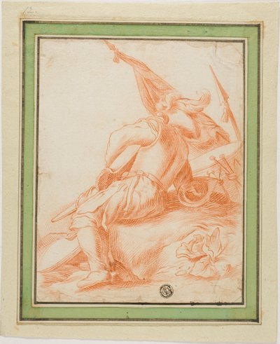 Dinlenme Savaşçısı by Salvator Rosa