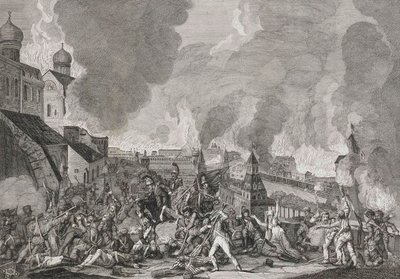 15 Eylül 1812 Moskova Yangını Moskova