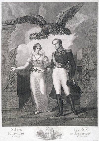 Avrupa Barışı Alegorisi, 1814 by Salvatore Cardelli