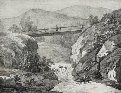 Allegheny görünümü, ABD, Poliorama Pittoresco'dan Salvatore Puglia tarafından litografi, n 44, 11 Haziran by Salvatore Puglia
