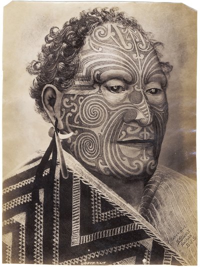 Tamati Waka Nene, 1880 dolayları (albüm baskısı) by Sam Stuart