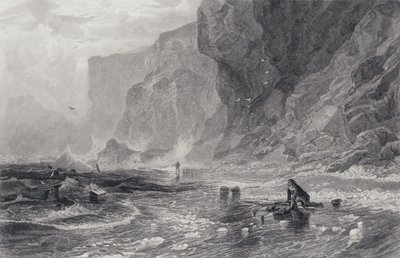 Sir Walter Scott'ın Korsan çizimi (gravür) by Samuel (after) Bough