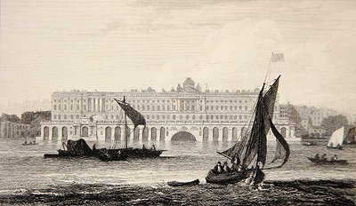 W.B. tarafından oyulmuş Thames Nehri