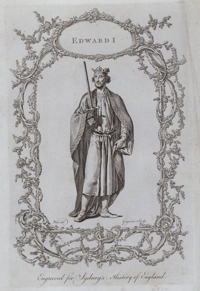 Edward I (gravür) by Samuel (after) Wale