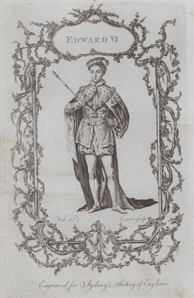 Edward VI (gravür) by Samuel (after) Wale