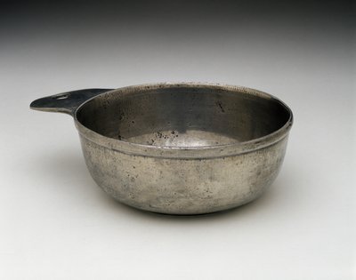 Porringer, c. 1775-1825 (kalay) by Samuel (attr.to) Pennock