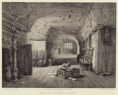 Knole, Hizmetliler Galerisi by Samuel A. Rayner