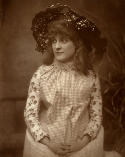 Minnie Palmer, Amerikalı oyuncu, 1884 by Samuel A Walker